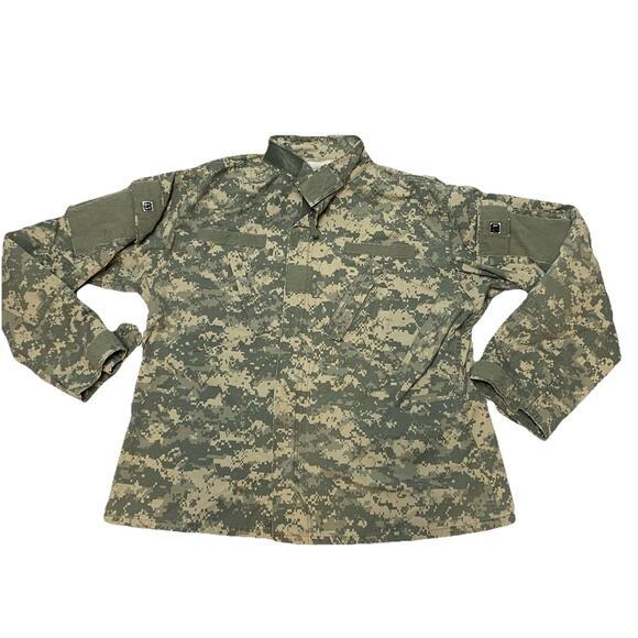 US Army Military Jacket Mens Medium Green Tan Digital Camo - Picture 1 of 6